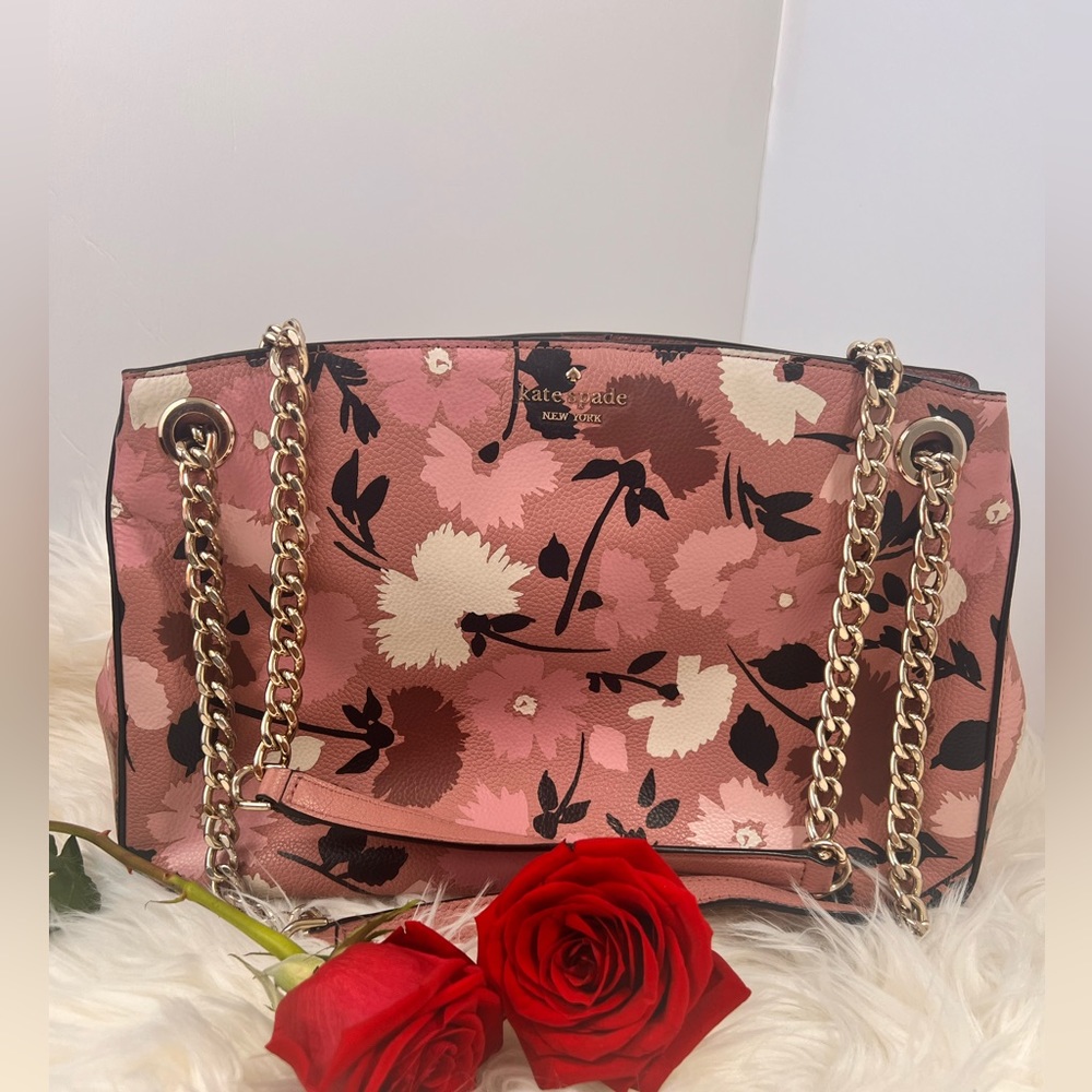 Kate spade New York Briar Lane Gala floral Pink handbag, Purse